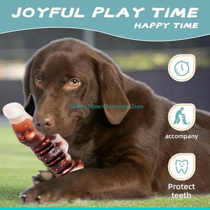 H7BF Dog Chew Toy Cleaning Promotes Orals Health For Aggressive Chewers