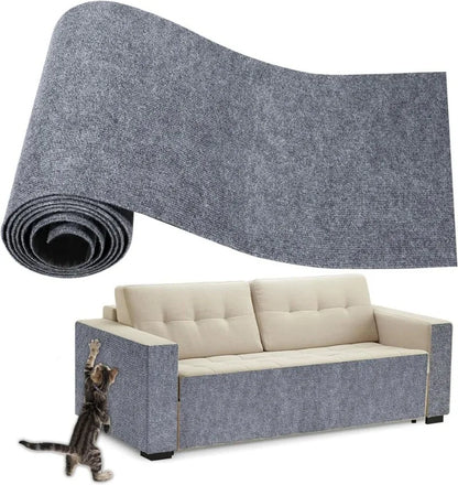 Cat Scratching Mat Cat Carpet with Self-Adhesive Trimmable Pet Scratching Post Carpet Anti Cat Scratch Furniture Sofa Protector