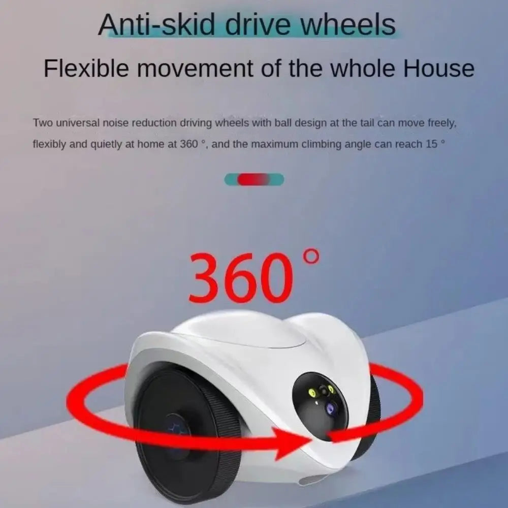 Pet Robot Camera 2MP HD Wifi Cameras Motion Detection Two Way Audio Indoor Dog Treat Camera  Dispenser Feeder for Home Security