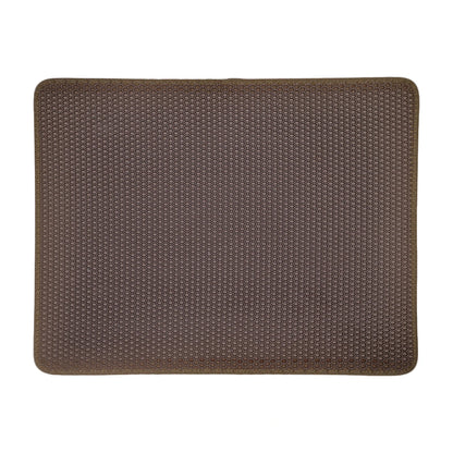 Pet Cat Litter Mat Waterproof Double Layer Cat Litter Trapping Pet Litter Box Mat Clean Pad Products For Cats Accessories