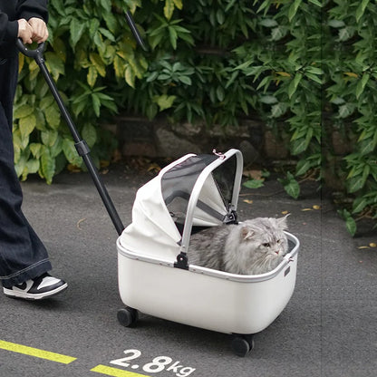 Lightweight Dog Carriers Outdoor Travel Cat Carriers Breathable Windproof Pet Carrying Easy Interactive Pet Strollers Supplies