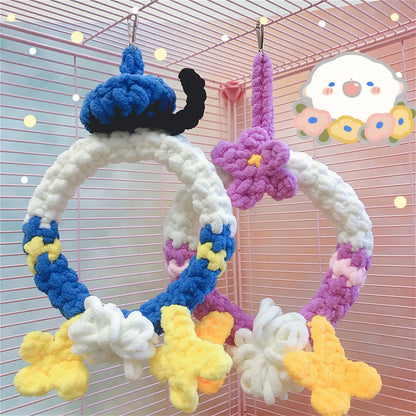 Small Animals Pets Plush Hammocks Swings Parrots Hamsters Guinea Pigs Birdcages Decorations Nest Climbing Toys Cute Pet Supplies