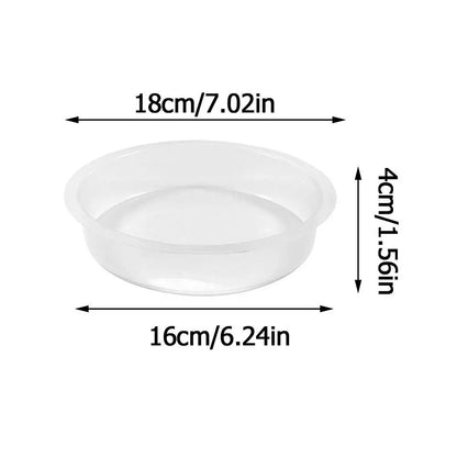 Bird Feed Bowl Transparent Circular Bird Feeder Imple Bird Comfortable Supplies Eating Environment And Fashionable Provide