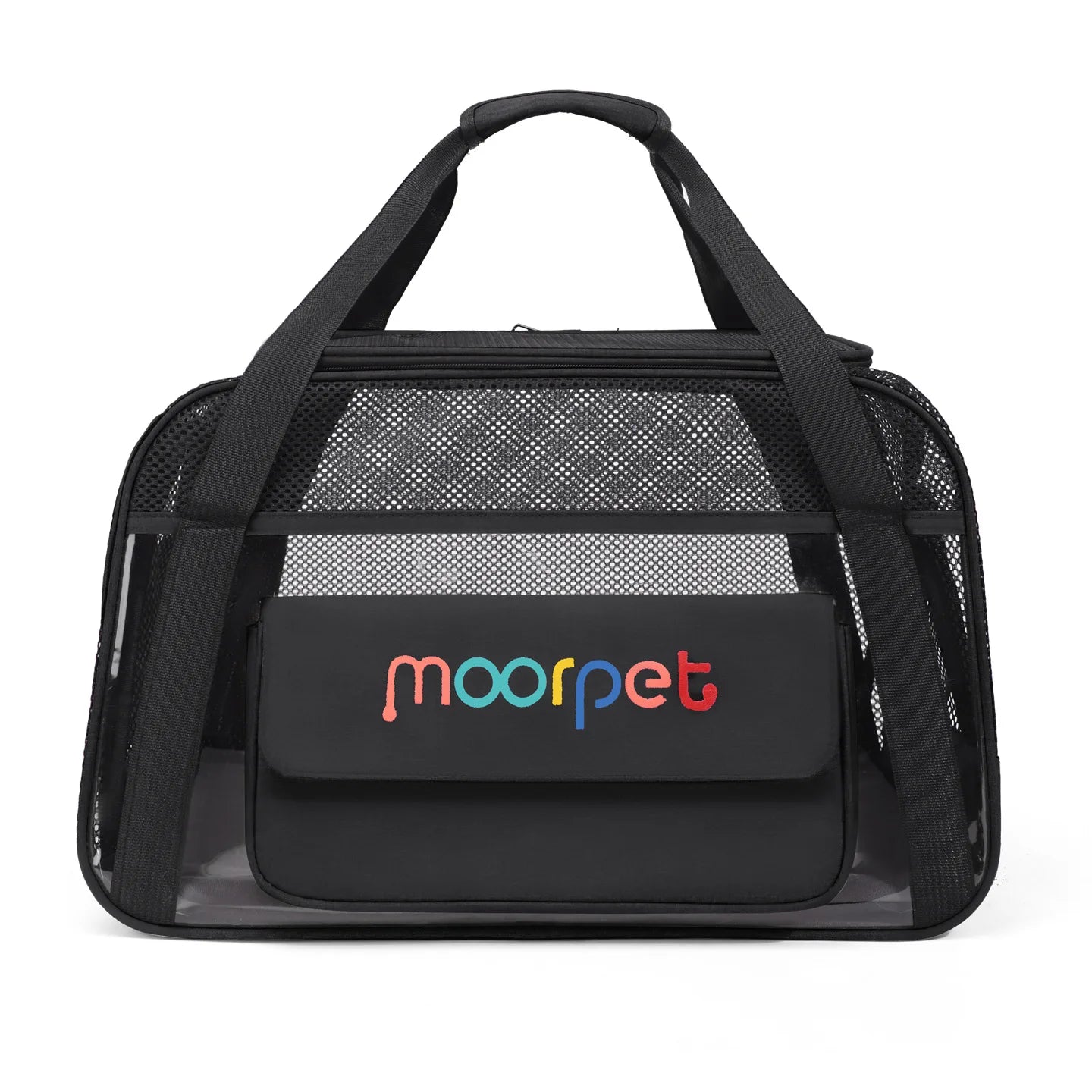 Dog Carrier Bag Breathable Large Capacity Mesh Cat Carrier Bag Pet Outing Portable Cat Puppy Handbag Crossbody Small Pet Slings