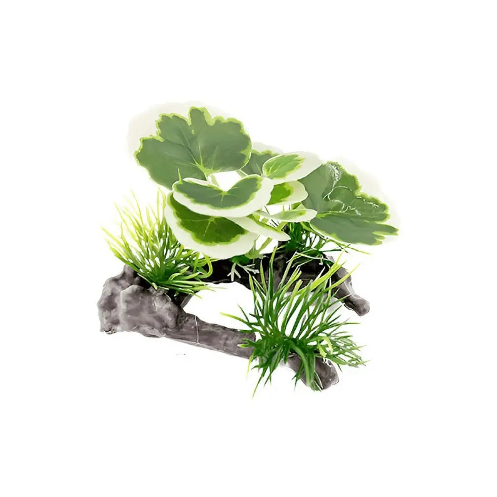 Fish Tank Landscaping Decorative Artificial Water Grass Lifelike Simulation Sunken Wood Plastic Fake Water Plant Aquarium