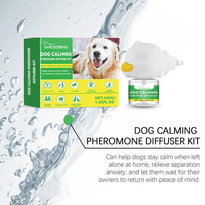 Dog Emotion Diffuser Set for Anxiety Relief Home Environment Stress Care Kit to Effectively Reduce Dogs' Pressure
