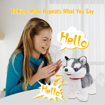 Electric Singing Dog Toy Walking Animal with Leash Rope Talking Puppy Toy Lovely Music Animal Toy Toddler Crawling Toy