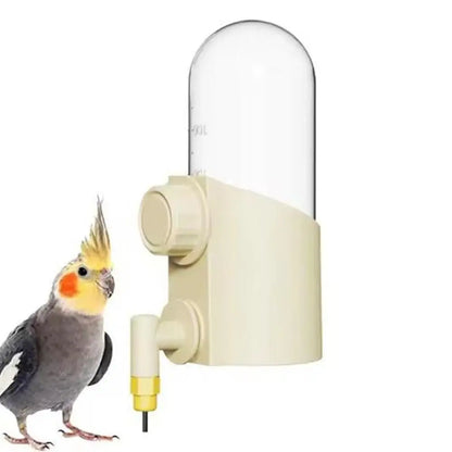 Convenient 250ml Birds Water Feeder Silent Large Capacity Pet Birds Water Bottle Hangable Automatic Refill Bird Drinkers Finches