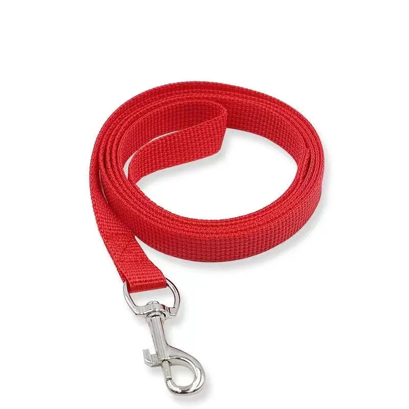 1Pc 120cm*1.5cm Nylon Pet Dog Leash Harness Dog Collar Walking Training Leash Cats Dog Harness Collar Leash Strap Belt for Puppy