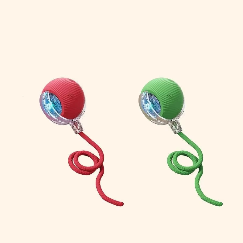 Intelligent Teasing Cat Ball Pets Play Boredom Toys Decompression Automatic Rolling Toy Ball Sound Wake-Up Rechargeable Ball Toy