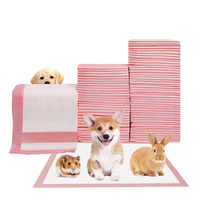 200 Puppy Pad Training Pads for Dogs Unscented Pink-Small-13X