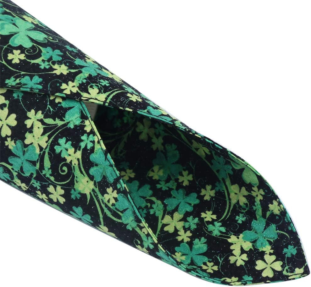 St. Patrick'S Day Dog Bandana Reversible Triangle Bibs Scarf Accessories for Dogs Cats Pets Large