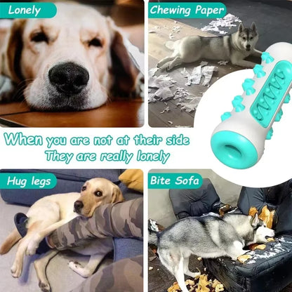 Rubber Dog Molar Toothbrush Toys Chew Cleaning Teeth Safe Puppy Dental Care Soft Pet Cleaning Toy Supplies Pet Accessories