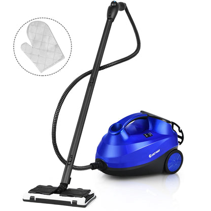 2000W Heavy Duty Steam Cleaner Mop Multi-Purpose W/19 Accessories Blue