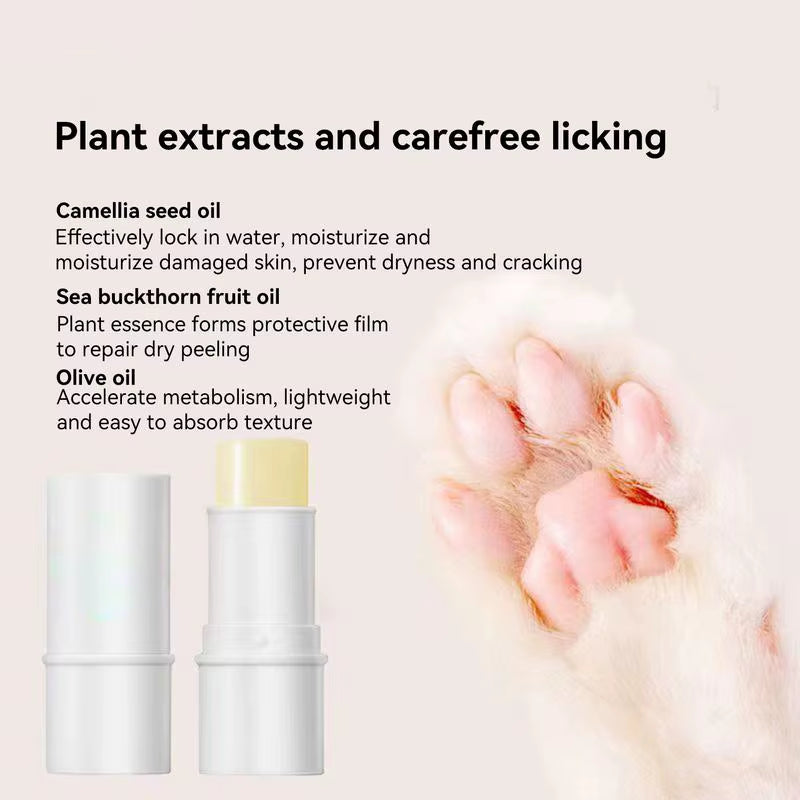 6G Dog Nose and Paw Balm Dog Paw Cream Cats Dogs Paw Protector Cream Pet Feet Moisturizer Pet Crack Feet Repair Pet Accessories