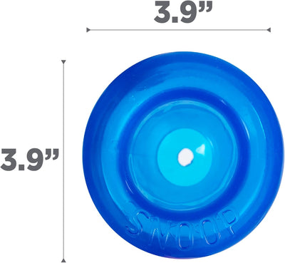 Lil' Snoop Interactive Treat Dispensing Dog Toy, Puzzle Ball Slow Feeder for Small to Medium Dogs, Mint-Scented for Mental Stimulation & Boredom Relief, Bpa-Free, 3.9-Inch, Blue