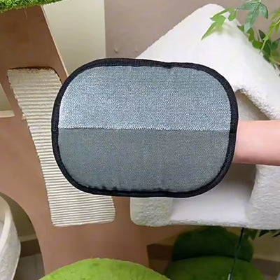 Pet Hair Remover Mitt Deshedding Brush Glove for Dog Cat Rabbit with Long/Short/Curly Hair