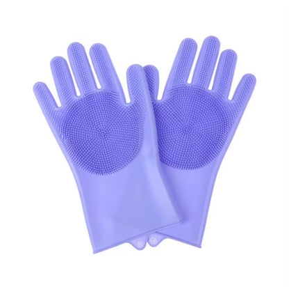 Pet Dogs Cats Shower Gloves Cat Brushes, Silicone Bath Massage Brushes Divine Tools for Dog Bathing Products Pet Accessories