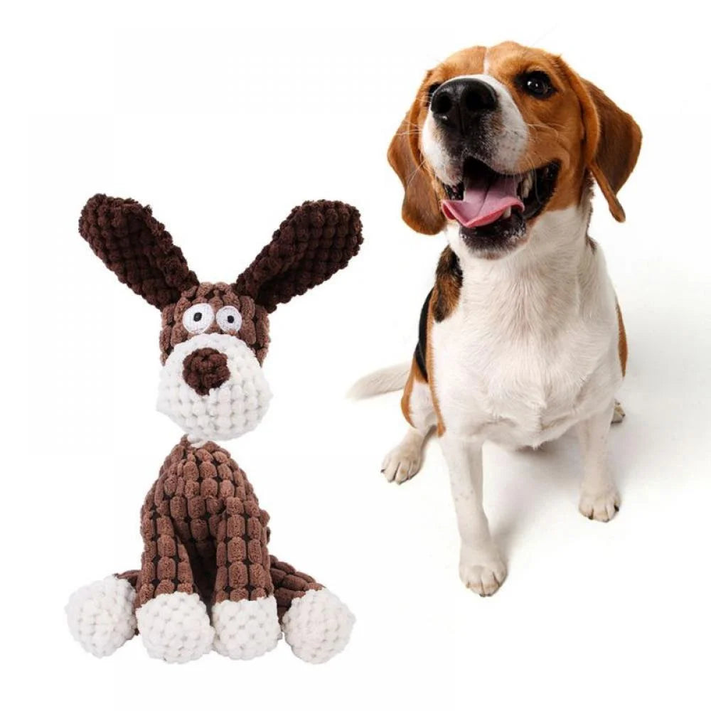 Dog Squeaky Toys for Small Dogs,Stuffed Animal Puppy Toys Cute Puppy Chew Toys for Dog Teething Toys for Small Medium Large Dogs,Soft Puppy Molar Plush Interactive Toys Reducing Boredom,Doggie