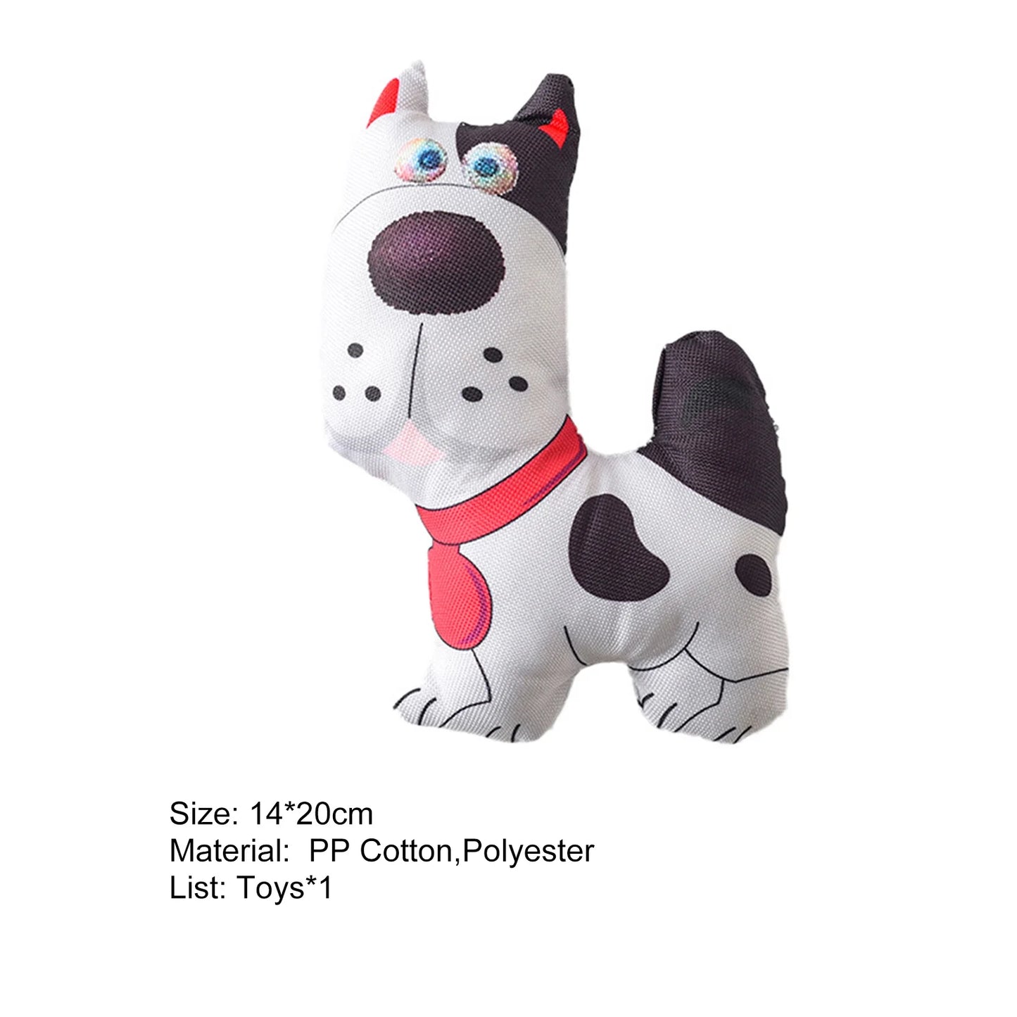 Dog Plush Toy for Large Aggressive Chewers,Indestructible Dog Squeaky Toys,Stuffed Animals Toys with Cotton Material and Crinkle Paper,Durable Chewing Toys for Puppy Breed