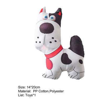 Dog Plush Toy for Large Aggressive Chewers,Indestructible Dog Squeaky Toys,Stuffed Animals Toys with Cotton Material and Crinkle Paper,Durable Chewing Toys for Puppy Breed