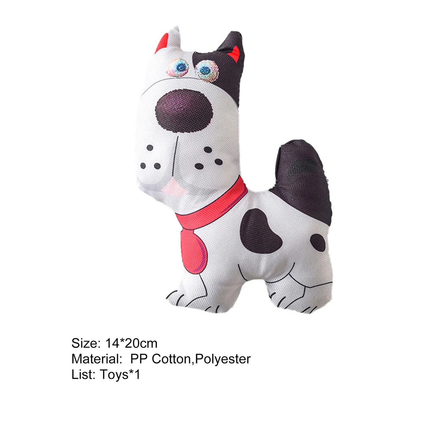 Dog Plush Toy for Large Aggressive Chewers,Indestructible Dog Squeaky Toys,Stuffed Animals Toys with Cotton Material and Crinkle Paper,Durable Chewing Toys for Puppy Breed