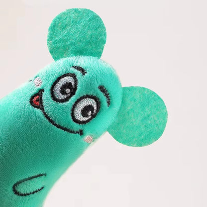 Cat Toys Funny Interactive Plush Cat Toy Teeth Grinding Catnip Toys Kitten Chewing Squeaky Toy Pets Accessories