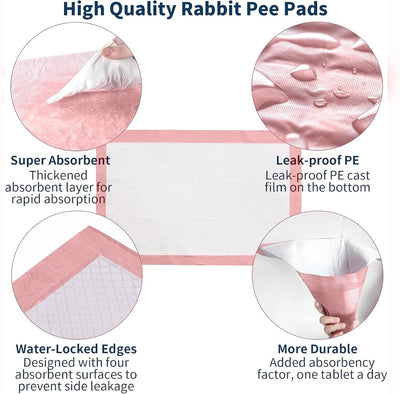 200 Puppy Pad Training Pads for Dogs Unscented Pink-Small-13X