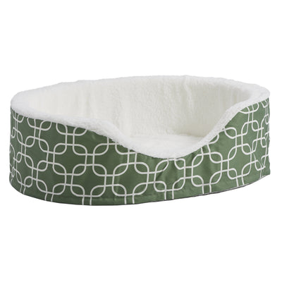 Midwest Homes for Pets Quitetime Teflon Nesting Dog/Cat Pet Bed, Green, 29 In