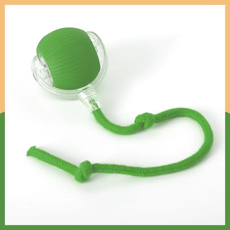 Intelligent Teasing Cat Ball Pets Play Boredom Toys Decompression Automatic Rolling Toy Ball Sound Wake-Up Rechargeable Ball Toy