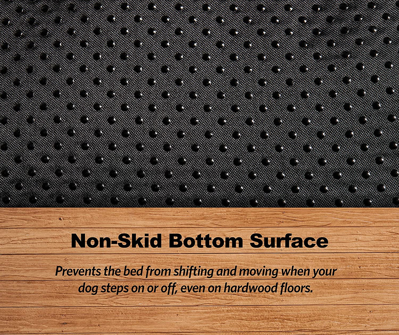 Small Quiettime Deluxe Gray Ombré Swirl Plush Pet Bed, Machine Washable, Non-Skid Bottom, Soft Crate Mat for 24-Inch Crates