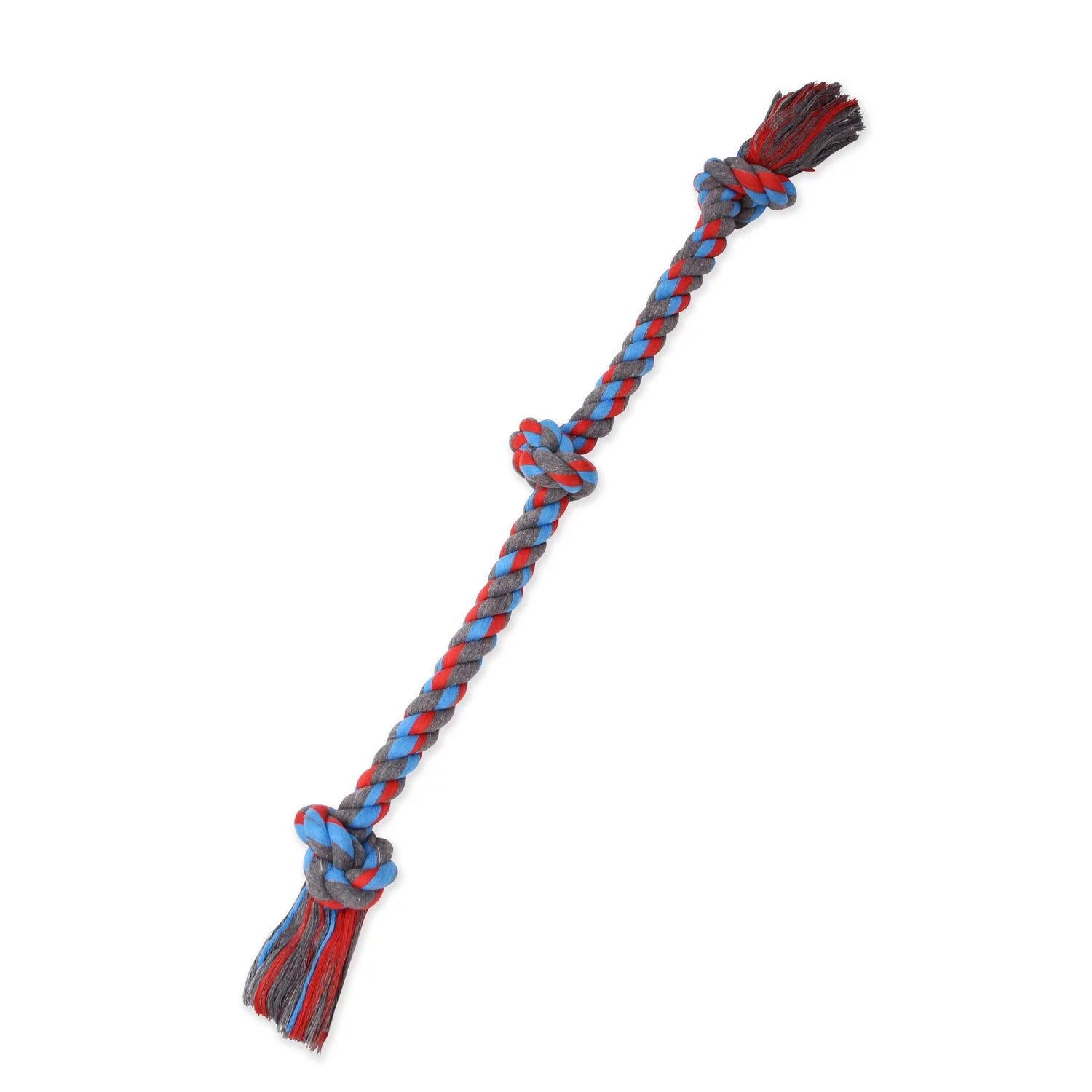 Flossy Chews Cottonblend 5 Knot Tug Rope Dog Toy Extra Large 36", Assorted Colors