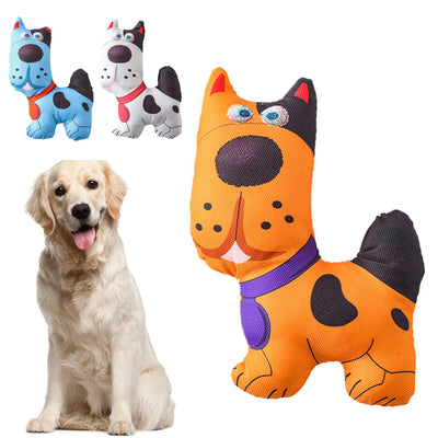 Dog Plush Toy for Large Aggressive Chewers,Indestructible Dog Squeaky Toys,Stuffed Animals Toys with Cotton Material and Crinkle Paper,Durable Chewing Toys for Puppy Breed