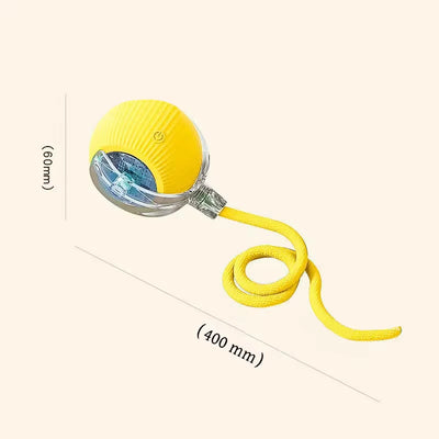 Intelligent Teasing Cat Ball Pets Play Boredom Toys Decompression Automatic Rolling Toy Ball Sound Wake-Up Rechargeable Ball Toy