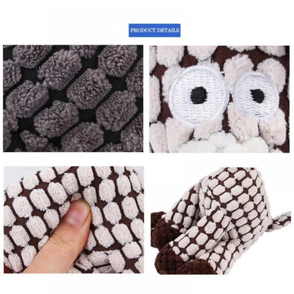 Dog Squeaky Toys for Small Dogs,Stuffed Animal Puppy Toys Cute Puppy Chew Toys for Dog Teething Toys for Small Medium Large Dogs,Soft Puppy Molar Plush Interactive Toys Reducing Boredom,Doggie